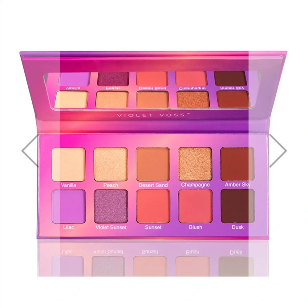 VIOLET VOSS Violet Sunset Eyeshadow Press Pigment Palette $36 NIP